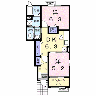 インフィニティーＡ 103【管理NO：1-015457601-01030】 ★家具家電は申し込み後に搬入します★ ★2026年10月下旬入居可能★の外観画像