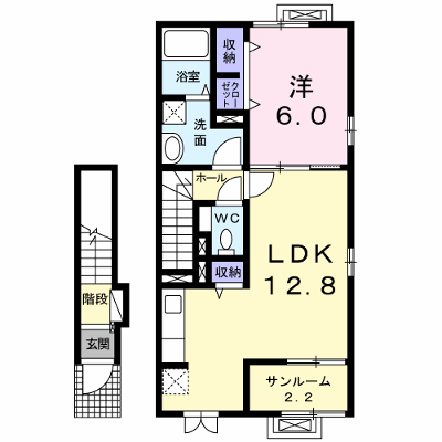 パミリア長町 203【管理NO：1-020323701-02030】 ★家具家電は申し込み後に搬入します★ ★2026年10月中旬入居可能★の外観画像
