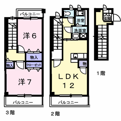 イーリス 204【管理NO：1-010348301-02040】 ★家具家電は申し込み後に搬入します★ ★2026年12月中旬入居可能★の外観画像