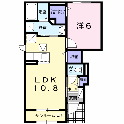 さくら 101【管理NO：1-026642301-01010】 ★家具家電は申し込み後に搬入します★ ★2026年11月上旬入居可能★の外観画像
