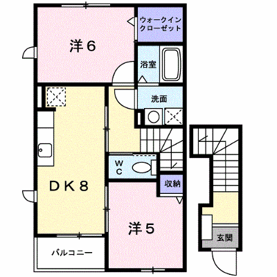 スターヒルズⅡ 201【管理NO：1-014787401-02010】 ★家具家電は申し込み後に搬入します★ ★2026年11月上旬入居可能★の外観画像