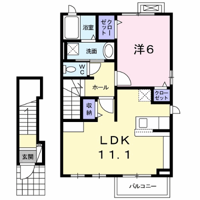 グローヴⅨ 203【管理NO：1-023212901-02030】 ★家具家電は申し込み後に搬入します★ ★2026年10月下旬入居可能★の外観画像