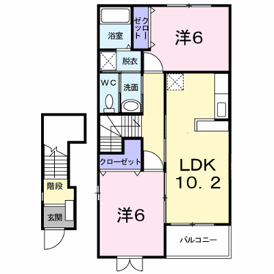 カーサプラート 201【管理NO：1-018950701-02010】 ★家具家電は申し込み後に搬入します★ ★2026年10月下旬入居可能★の外観画像