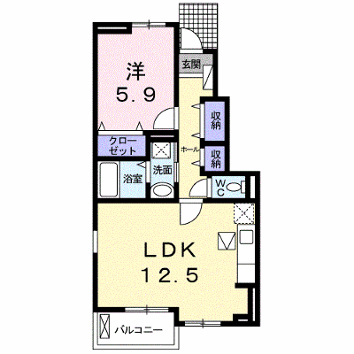 ソレイユ　Ⅱ 102【管理NO：1-017589802-01020】 ★家具家電は申し込み後に搬入します★ ★2026年11月中旬入居可能★の外観画像