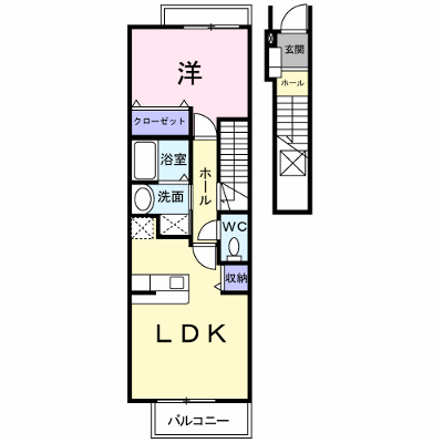 プリエール 208【管理NO：1-014805101-02070】 ★家具家電は申し込み後に搬入します★ ★2026年10月下旬入居可能★の外観画像