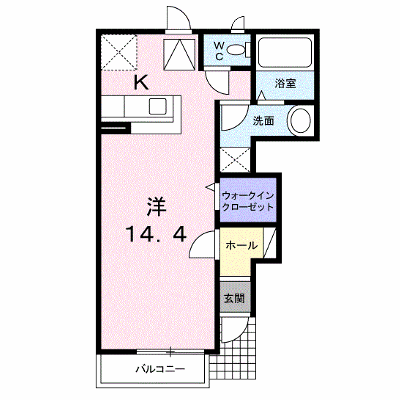 アブニール 102【管理NO：1-012259401-01020】 ★家具家電は申し込み後に搬入します★ ★2026年10月中旬入居可能★の外観画像