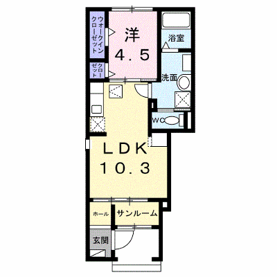 グリーンステージ小池駅前 101【管理NO：1-027961101-01010】 ★家具家電は申し込み後に搬入します★の外観画像