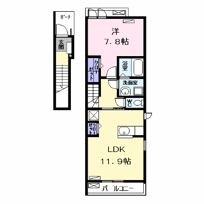 ロータス 201【管理NO：1-024052901-02010】 ★家具家電は申し込み後に搬入します★の外観画像