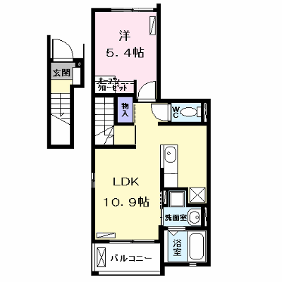 アンジュ　Ⅰ 206【管理NO：1-023293201-02050】 ★家具家電は申し込み後に搬入します★ ★2026年10月下旬入居可能★の外観画像