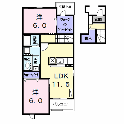 アンジュ・パティオⅢ 203【管理NO：1-013979803-02030】 ★家具家電は申し込み後に搬入します★ ★2026年10月中旬入居可能★の外観画像