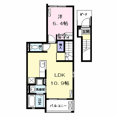 グリーンパークサイド 201【管理NO：1-023572001-02010】 ★家具家電は申し込み後に搬入します★ ★2026年10月中旬入居可能★の外観画像