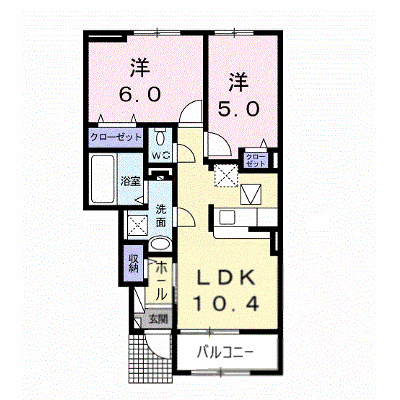 ル・シエルⅠ 102【管理NO：1-025672401-01020】 ★家具家電は申し込み後に搬入します★ ★2026年10月中旬入居可能★の外観画像
