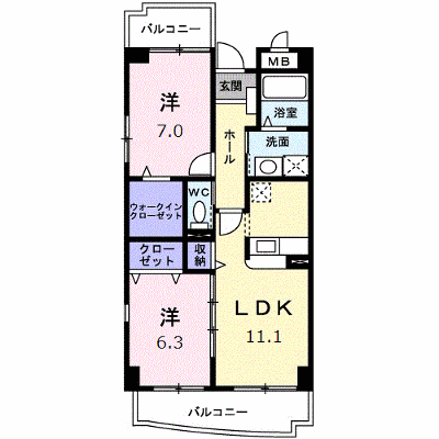 サンライズ２１ 407【管理NO：1-013890001-04060】 ★家具家電は申し込み後に搬入します★ ★2026年10月下旬入居可能★の外観画像