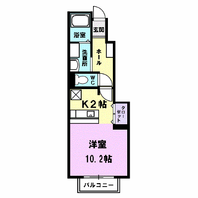 メゾンパレェ 102【管理NO：1-012750301-01020】 ★家具家電は申し込み後に搬入します★ ★2026年10月下旬入居可能★の外観画像