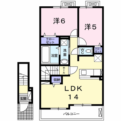 アンジュ　ハウス　Ⅱ 203【管理NO：1-025713101-02030】 ★家具家電は申し込み後に搬入します★ ★2026年10月下旬入居可能★の外観画像