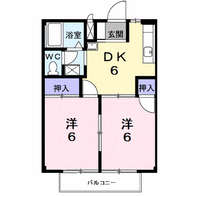 ファミール桂 203【管理NO：1-004690501-02030】 ★家具家電は申し込み後に搬入します★ ★2026年11月上旬入居可能★の外観画像