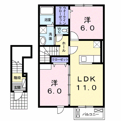 アルバⅣ 202【管理NO：1-023946003-02020】 ★家具家電は申し込み後に搬入します★ ★2026年10月上旬入居可能★の外観画像