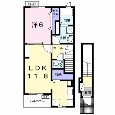アビリティⅣ 202【管理NO：1-020790601-02020】 ★家具家電は申し込み後に搬入します★ ★2026年09月下旬入居可能★の外観画像