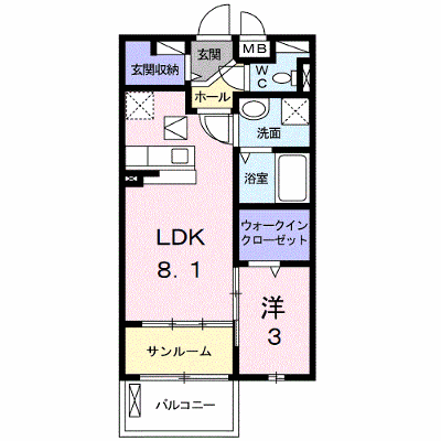 ソル　レヴェンテ 102【管理NO：1-015743101-01020】 ★家具家電は申し込み後に搬入します★の外観画像