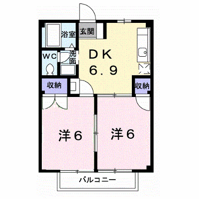 トロワレーヴⅡ 202【管理NO：1-005069902-02020】 ★家具家電は申し込み後に搬入します★ ★2026年10月下旬入居可能★の外観画像