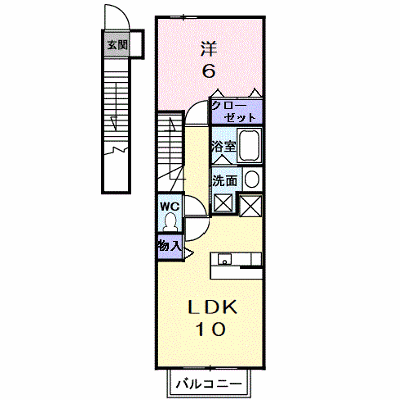 イーグルアイ　壱番館 201【管理NO：1-013975001-02010】 ★家具家電は申し込み後に搬入します★ ★2026年10月下旬入居可能★の外観画像