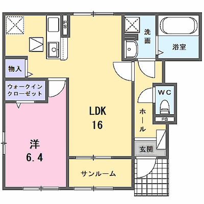 ラ　フロレゾン 101【管理NO：1-027360301-01010】 ★家具家電は申し込み後に搬入します★の外観画像