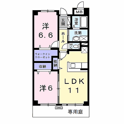 フルール野色 105【管理NO：1-012897001-01040】 ★家具家電は申し込み後に搬入します★ ★2026年10月下旬入居可能★の外観画像