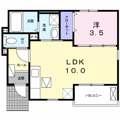 ヴィラノール加島Ⅱ 103【管理NO：1-019081701-01030】 ★家具家電は申し込み後に搬入します★ ★2026年10月下旬入居可能★の外観画像