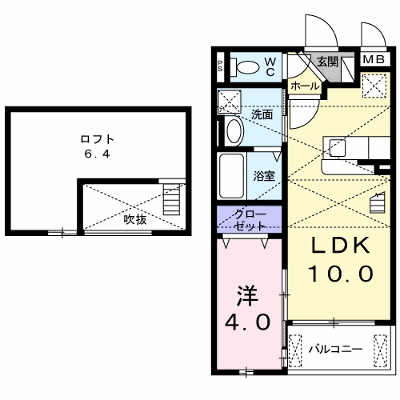 インテールハイツ 203【管理NO：1-018912801-02030】 ★家具家電は申し込み後に搬入します★ ★2026年09月下旬入居可能★の外観画像