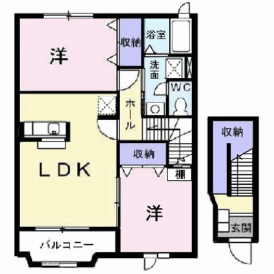 ヒラソール 202【管理NO：1-010815001-02020】 ★家具家電は申し込み後に搬入します★ ★2026年11月上旬入居可能★の外観画像