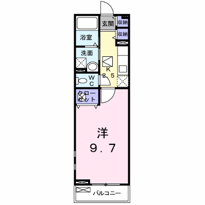 フレンズ 105【管理NO：1-022309601-01050】 ★家具家電は申し込み後に搬入します★ ★2026年10月下旬入居可能★の外観画像