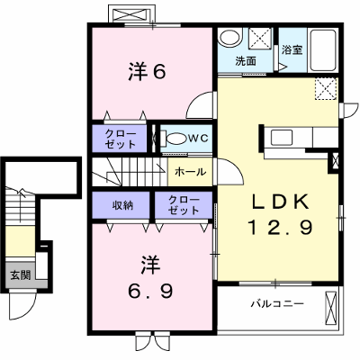 ポラリスⅢ 203【管理NO：1-021905301-02030】 ★家具家電は申し込み後に搬入します★の外観画像
