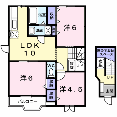 フォレストＫ　Ｂ 201【管理NO：1-007750702-02010】 ★家具家電は申し込み後に搬入します★ ★2026年10月下旬入居可能★の外観画像