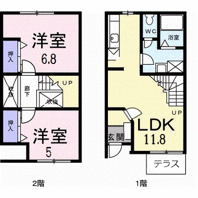 ロジュマン３ 102【管理NO：1-007653001-01020】 ★家具家電は申し込み後に搬入します★ ★2026年10月中旬入居可能★の外観画像