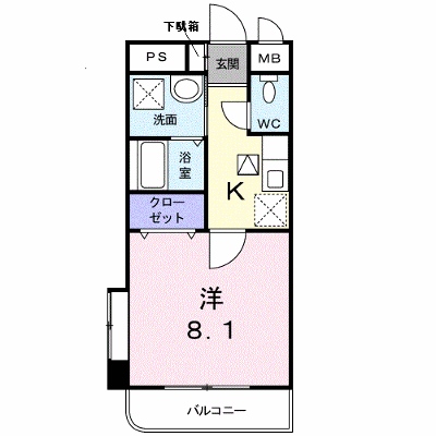 コモドビラⅦ 102【管理NO：1-013959601-01020】 ★家具家電は申し込み後に搬入します★の外観画像