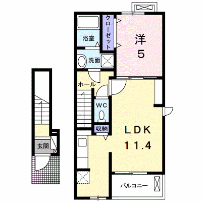 グランディール 206【管理NO：1-020472701-02050】 ★家具家電は申し込み後に搬入します★ ★2026年12月中旬入居可能★の外観画像