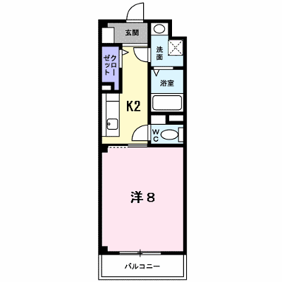 エスポワール西川 306【管理NO：1-012270201-03050】 ★家具家電は申し込み後に搬入します★ ★2026年10月下旬入居可能★の外観画像