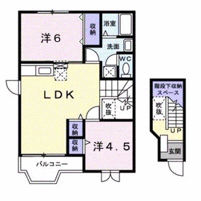 クレストール黒江Ι 201【管理NO：1-007719901-02010】 ★家具家電は申し込み後に搬入します★ ★2026年11月下旬入居可能★の外観画像