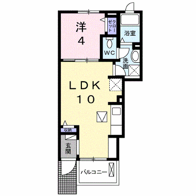 アヴォンリー西町 105【管理NO：1-022724701-01050】 ★家具家電は申し込み後に搬入します★ ★2026年11月下旬入居可能★の外観画像