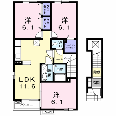 リープライツ元山　Ｃ 201【管理NO：1-015107401-02010】 ★家具家電は申し込み後に搬入します★ ★2026年11月上旬入居可能★の外観画像