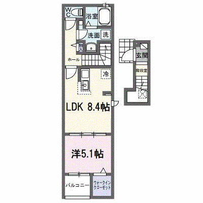 オリーブ坂本　Ｂ 201【管理NO：1-027151302-02010】 ★家具家電は申し込み後に搬入します★ ★2026年11月下旬入居可能★の外観画像