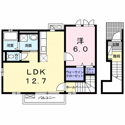 ウージーⅡ 203【管理NO：1-019025701-02030】 ★家具家電は申し込み後に搬入します★ ★2026年11月上旬入居可能★の外観画像
