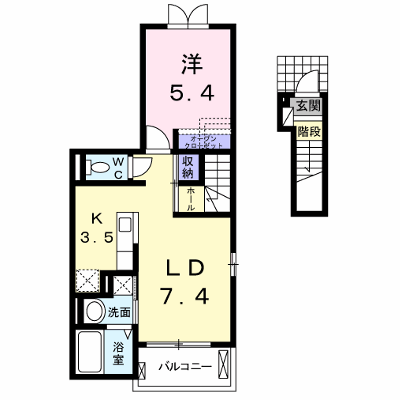 サンリットＫⅡ 201【管理NO：1-017901401-02010】 ★家具家電は申し込み後に搬入します★の外観画像