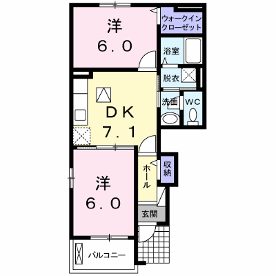 ヴィラ・シマント　Ａ 101【管理NO：1-016481901-01010】 ★家具家電は申し込み後に搬入します★ ★2026年11月中旬入居可能★の外観画像