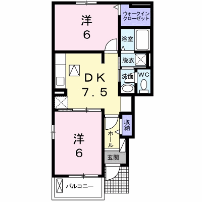 マリアージュⅡ　Ｂ棟 101【管理NO：1-021535202-01010】 ★家具家電は申し込み後に搬入します★ ★2026年10月下旬入居可能★の外観画像