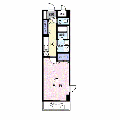 Ｔ－ＳＡＩＳＯＮ倉敷 401【管理NO：1-013605601-04010】 ★家具家電は申し込み後に搬入します★ ★2026年11月中旬入居可能★の外観画像