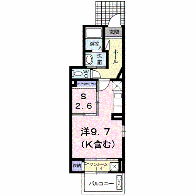 トワーニ 101【管理NO：1-018966001-01010】 ★家具家電は申し込み後に搬入します★ ★2026年10月上旬入居可能★の外観画像
