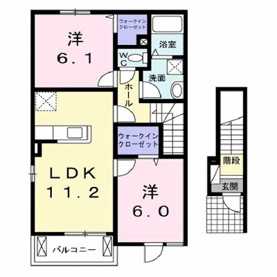 グランディールＡ 201【管理NO：1-022598901-02010】 ★家具家電は申し込み後に搬入します★ ★2026年10月下旬入居可能★の外観画像
