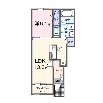 モダンヴィラＢ 102【管理NO：1-027482202-01020】 ★家具家電は申し込み後に搬入します★ ★2026年10月中旬入居可能★の外観画像