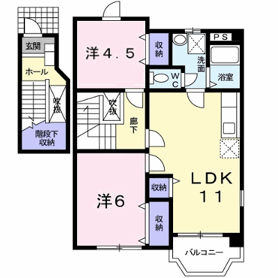 ソレアード石井　Ａ 201【管理NO：1-010733001-02010】 ★家具家電は申し込み後に搬入します★ ★2026年09月下旬入居可能★の外観画像